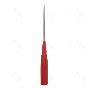 10″ Color Cervical Curette – Red straight Size 6-0 1.7mm – surgivalley (S01-73-00-469)