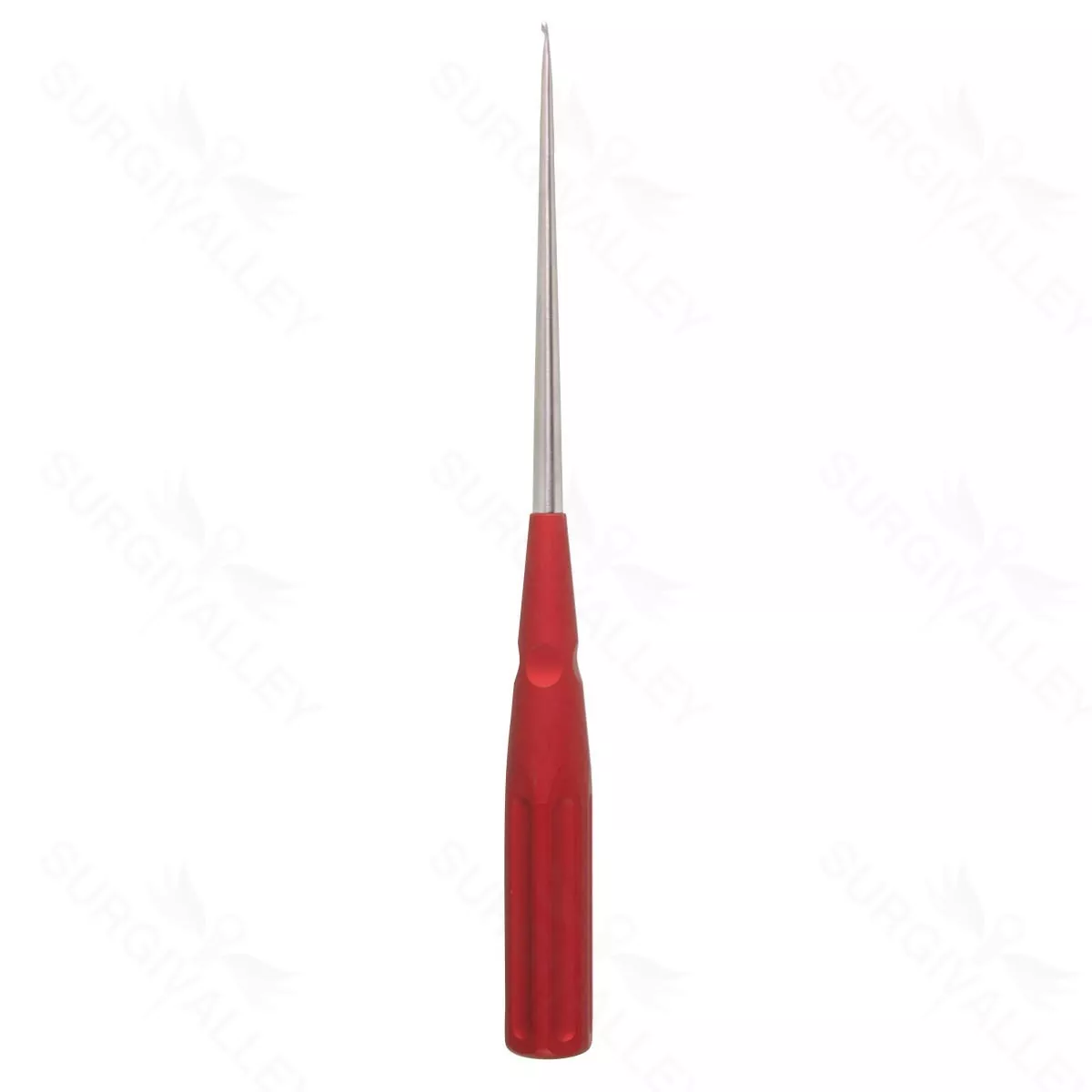 10″ Color Cervical Curette – Red straight Size 6-0 1.7mm