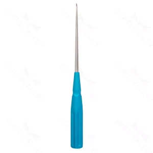 10″ Color Cervical Curette – turquoise straight Size 3-0 2.9mm – surgivalley (S01-73-00-472)