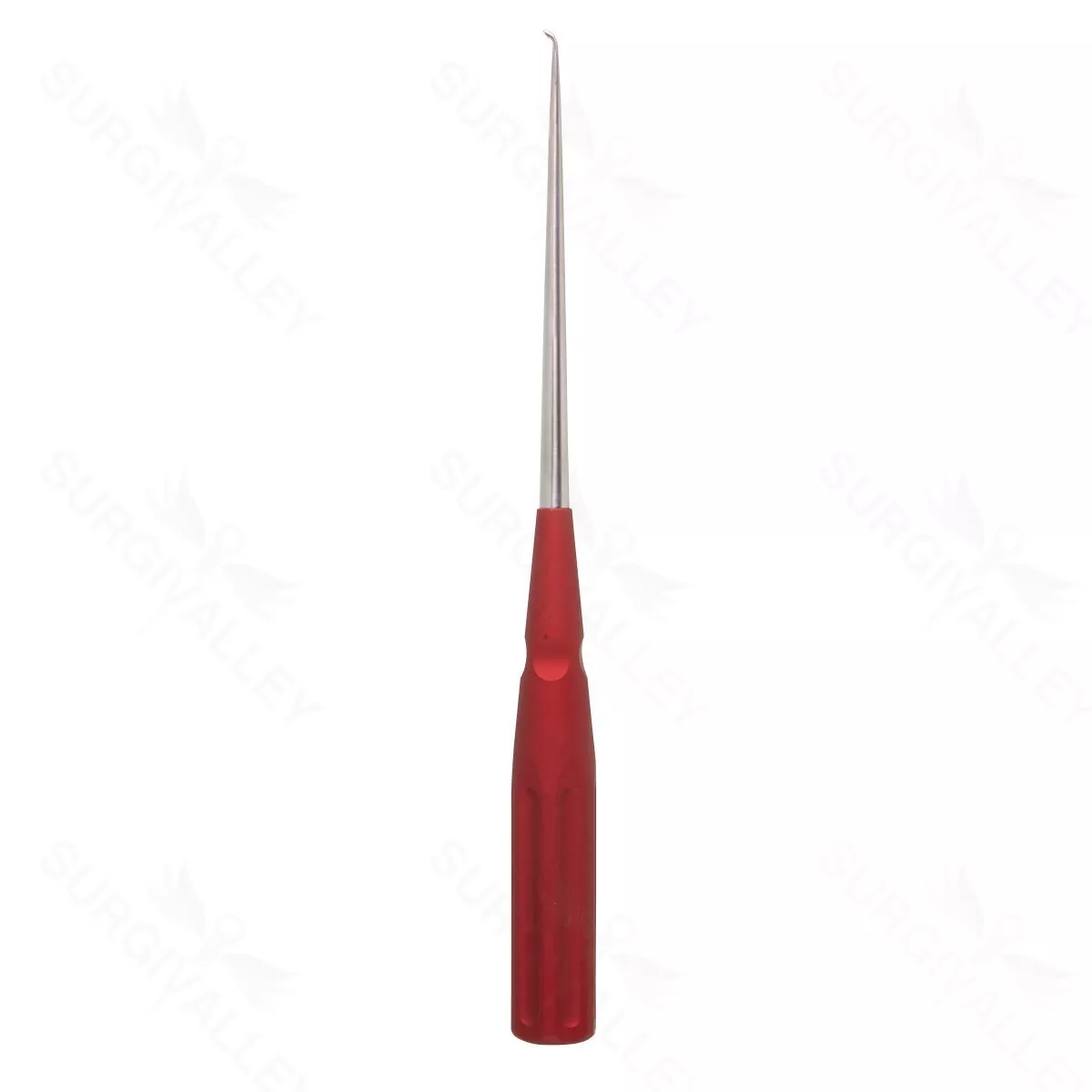 10″ Color Cervical Curette – red Angled Size 6-0