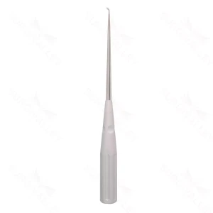 10″ Color Cervical Curette – silver Angled Size 5-0 – surgivalley (S01-73-00-482)