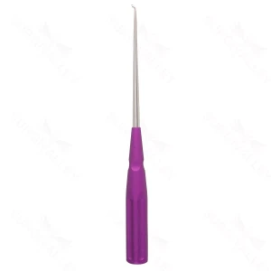 10″ Color Cervical Curette – violet Angled Size 4-0 – surgivalley (S01-73-00-483)