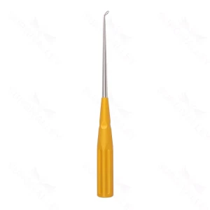 10″ Color Cervical Curette – orange Angled Size 1 – surgivalley (S01-73-00-487)
