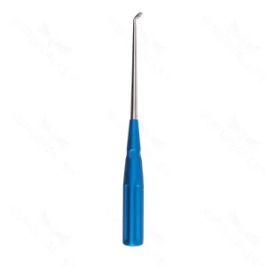 10″ Color Cervical Curette – blue Angled Size 2 – surgivalley (S01-73-00-488)