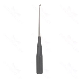 10″ Color Cervical Curette – gray Angled Size 3 – surgivalley (S01-73-00-489)