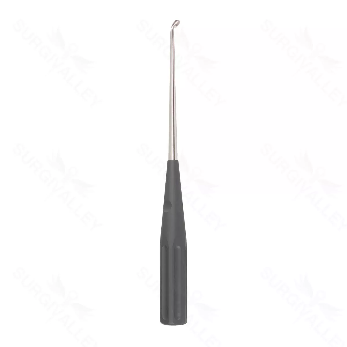 10″ Color Cervical Curette – gray Angled Size 3