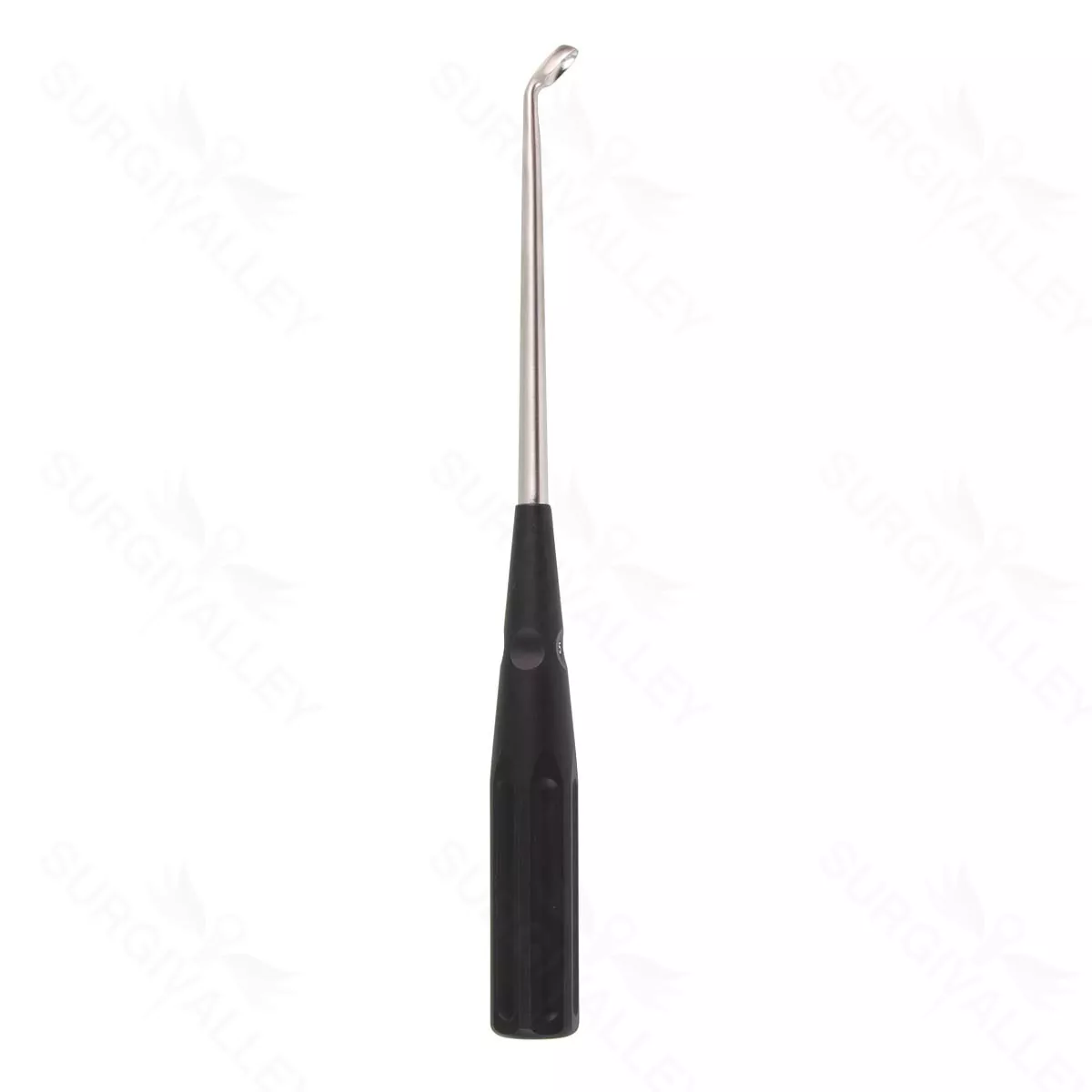 10″ Color Cervical Curette – black Angled Size 5