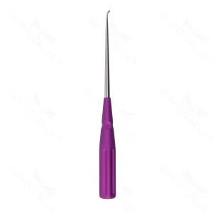10″ Color Cervical Curette – violet Rev. Angled 4-0 – surgivalley (S01-73-00-495)