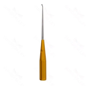 10″ Color Cervical Curette – orange Rev. Angled 1 – surgivalley (S01-73-00-499)