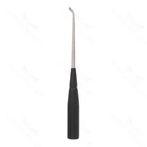 10″ Color Cervical Curette – black Rev. Angled 4 – surgivalley (S01-73-00-502)