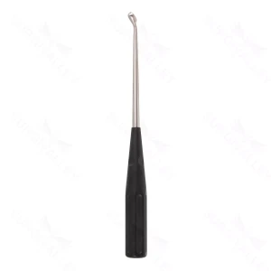 10″ Color Cervical Curette – black Rev. Angled 5 – surgivalley (S01-73-00-503)