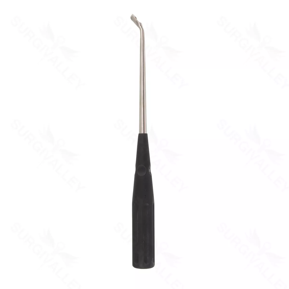 10″ Color Cervical Curette – black Rev. Angled 6