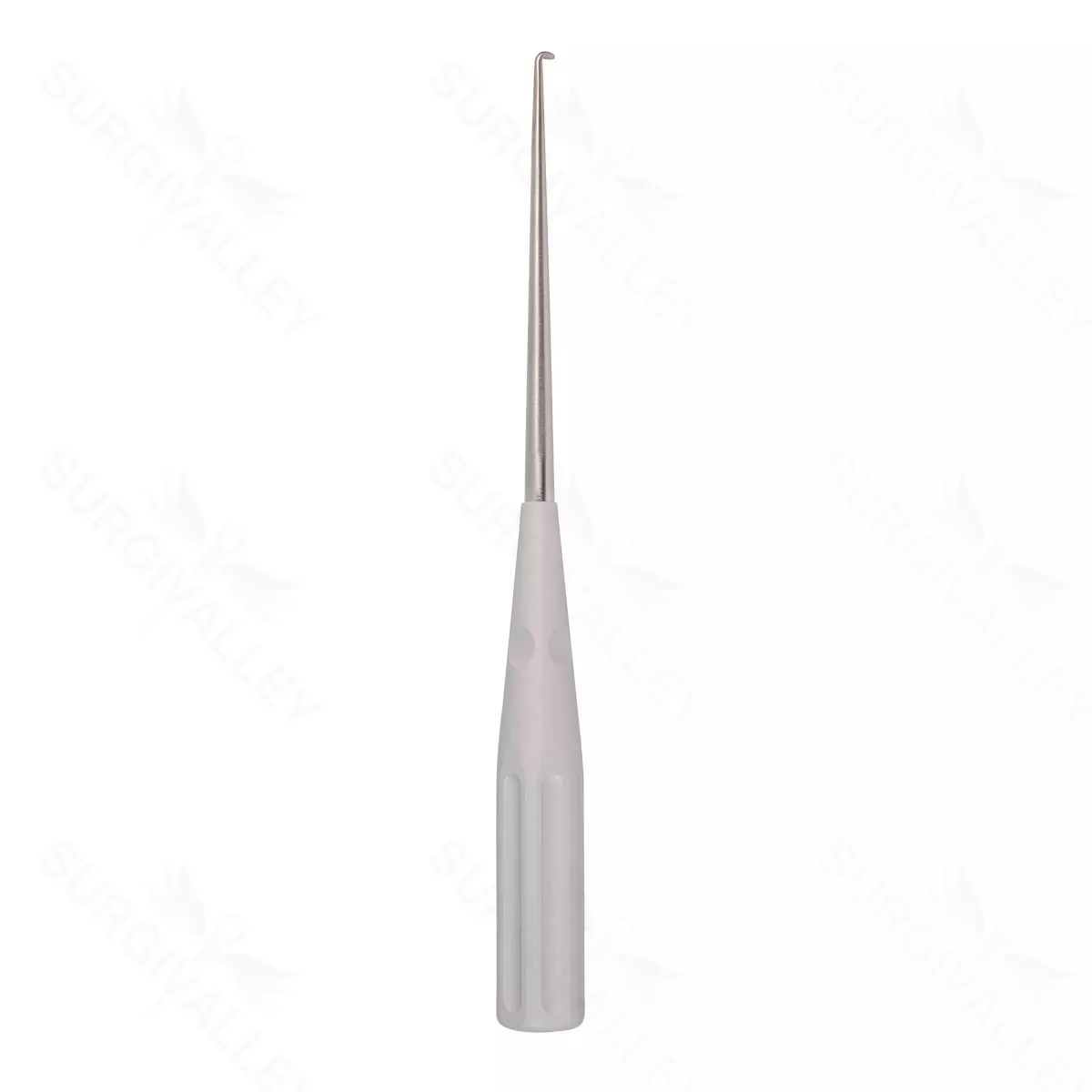 10″ Color Cervical Curette – silver Angled 90° 5-0