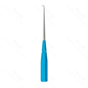 10″ Color Cervical Curette – turq. Angled 90° 3-0 – surgivalley (S01-73-00-508)