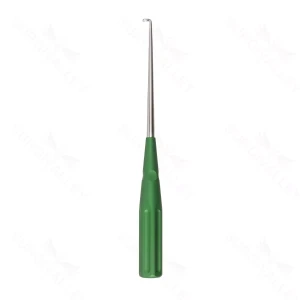 10″ Color Cervical Curette – green Angled 90° 0 – surgivalley (S01-73-00-510)