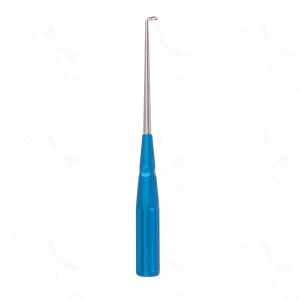 10″ Color Cervical Curette – blue Angled 90° 2 – surgivalley (S01-73-00-512)