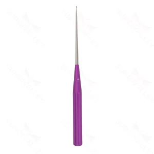 13 3/4″ Color Lumbar Curette – violet 4-0 straight – surgivalley (S01-73-00-519)