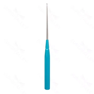 13 3/4″ Color Lumbar Curette – turquoise 3-0 straight – surgivalley (S01-73-00-520)