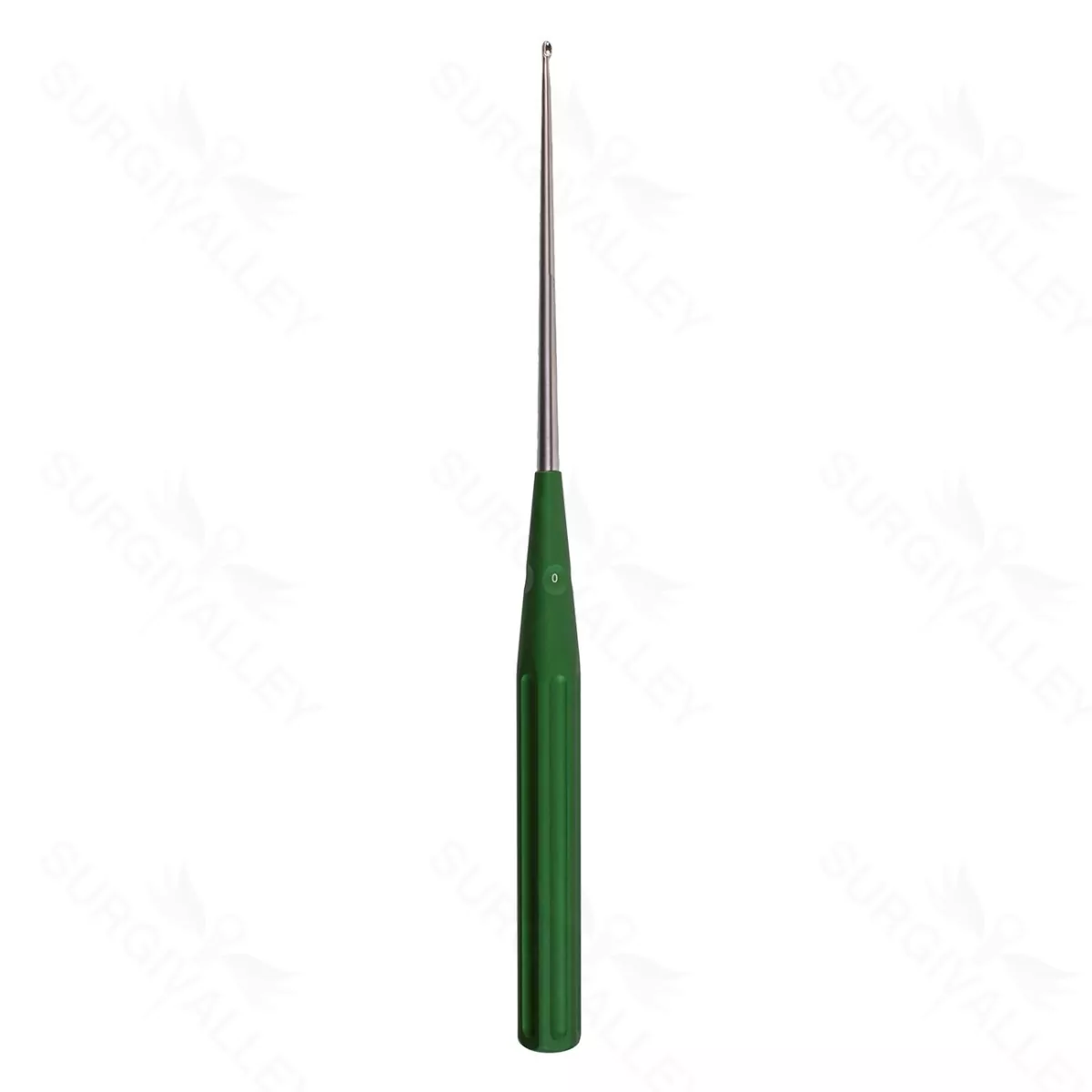 Color Lumbar Curette Straight – 0 Green