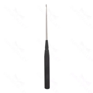 Color Lumbar Curette Straight – 4 black – surgivalley (S01-73-00-526)