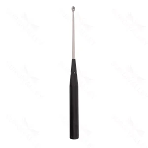 Color Lumbar Curette Straight – 6 black – surgivalley (S01-73-00-528)