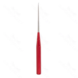 Color Lumbar Curette Angled – 6-0 Red – surgivalley (S01-73-00-529)