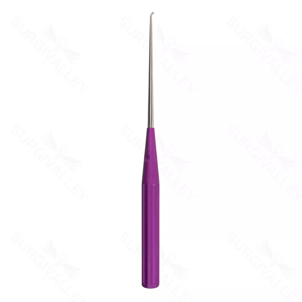 Color Lumbar Curette Angled – 4-0 Violet