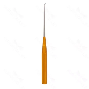 Color Lumbar Curette Angled -1 orange – surgivalley (S01-73-00-535)