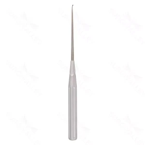 Color Lumbar Curette Rev. Angled – 5-0 silver – surgivalley (S01-73-00-542)