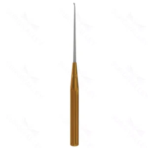 Color Lumbar Curette Rev. Angled -1 orange – surgivalley (S01-73-00-547)