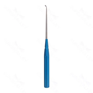 Color Lumbar Curette Rev. Angled -2 blue – surgivalley (S01-73-00-548)