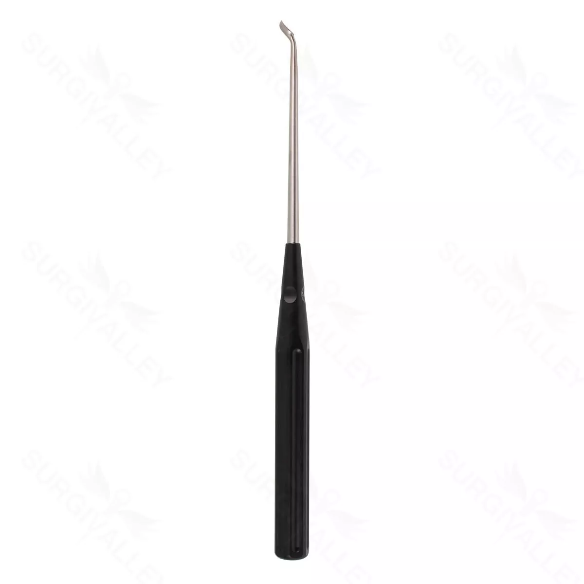 Color Lumbar Curette Rev. Angled -5 black