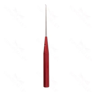 Color Lumbar Curette Angled 90° – 6-0 Red – surgivalley (S01-73-00-553)