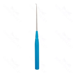 Color Lumbar Curette Angled 90° – 3-0 Turquoise – surgivalley (S01-73-00-556)