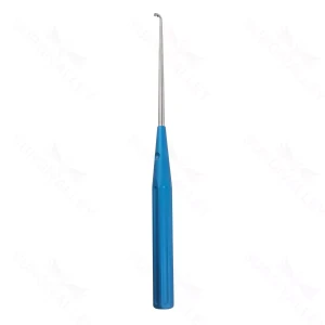 Color Lumbar Curette Angled 90° -2 blue – surgivalley (S01-73-00-560)