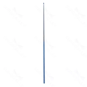 Rhoton Micro Curette straight 1x2mm cup titanium – surgivalley (S01-73-00-621)