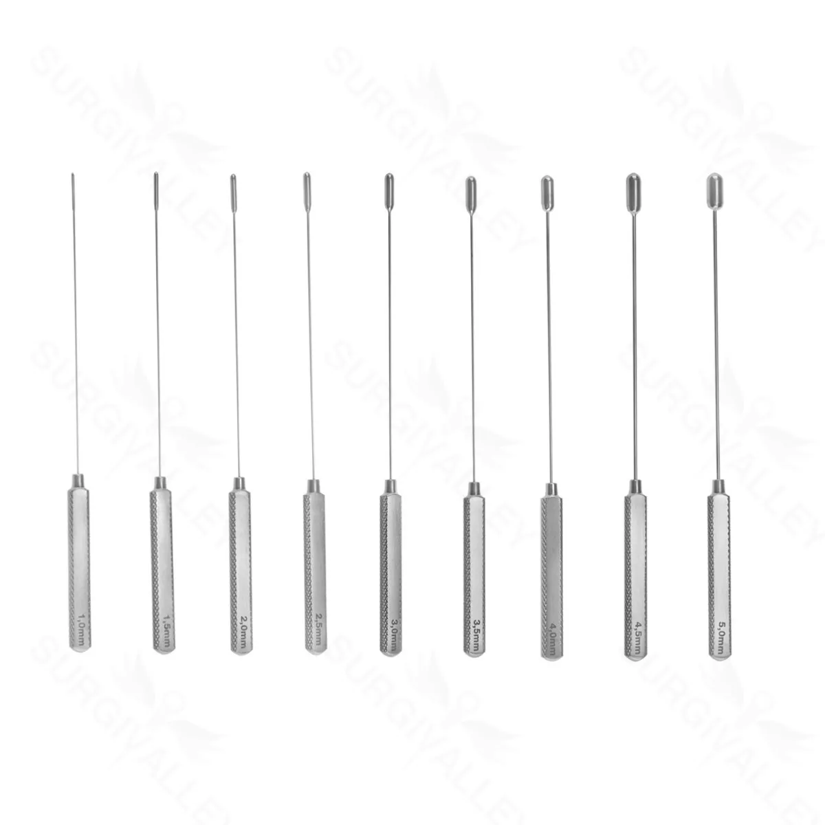 5 1/2″ Garrett Vascular Dilator – set of 9