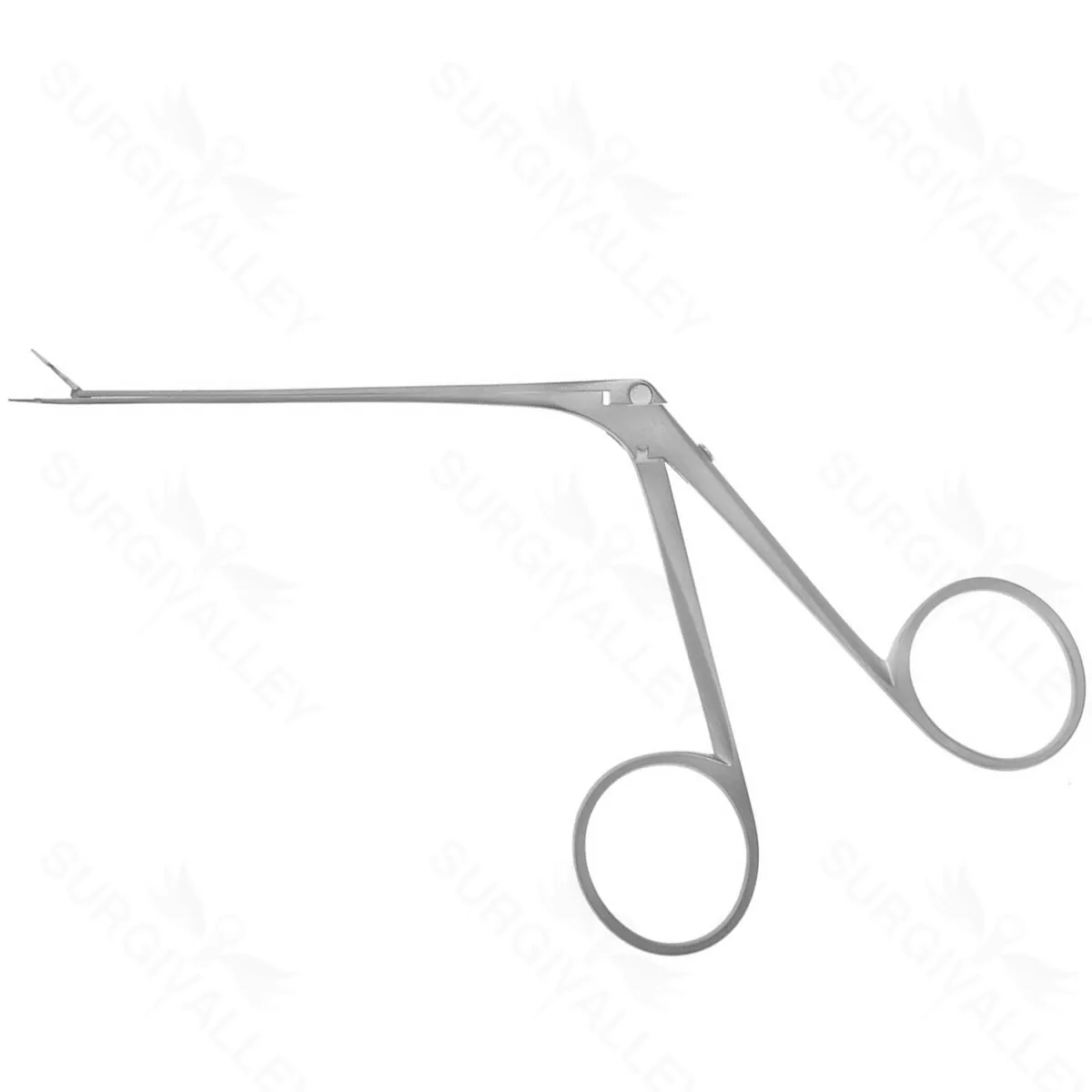 Juers Crimper Forceps serr jaws offset left