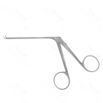 Ear Forceps ang up 4mm fine serr jaws