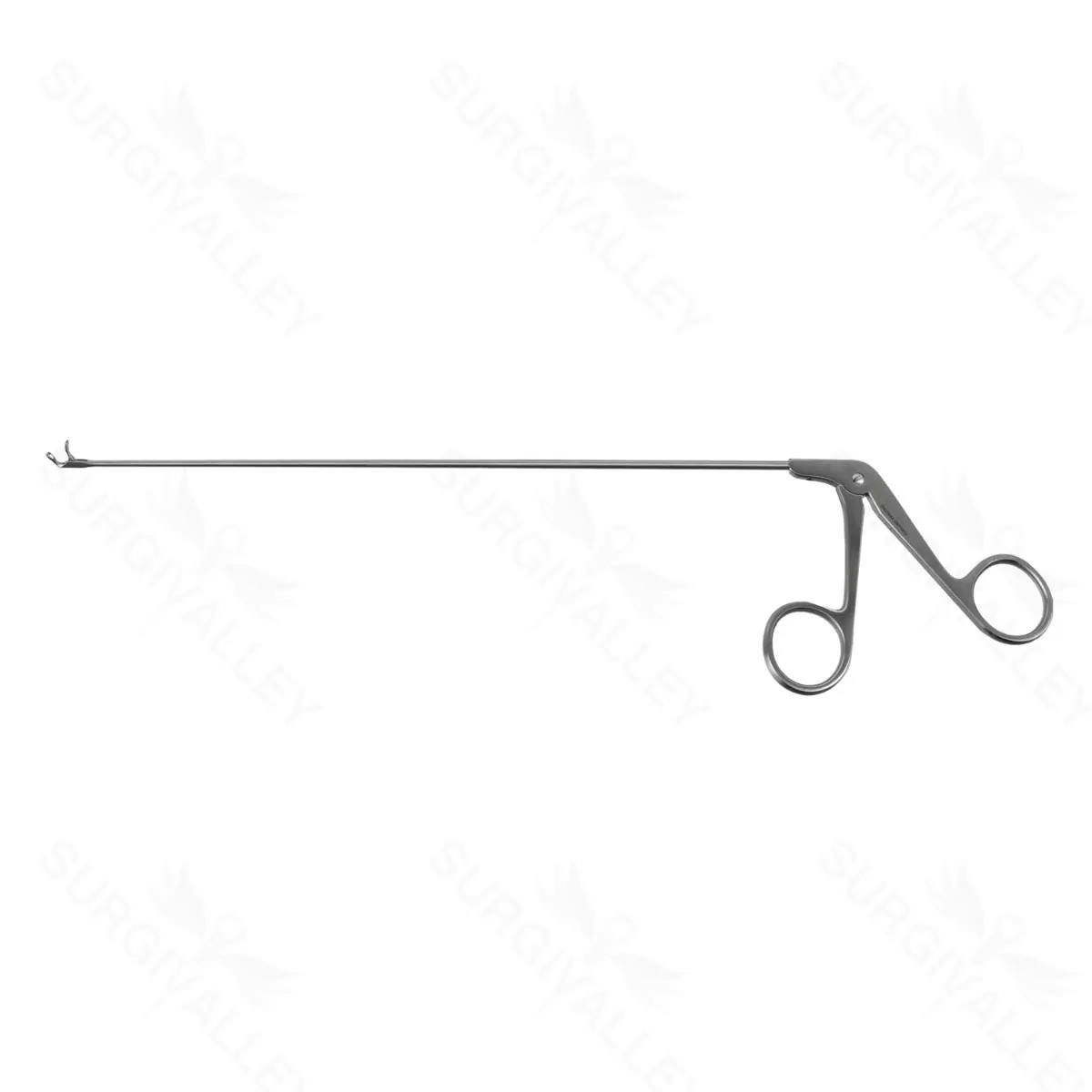 Alligator Forceps serr. triangle jaws up left 23 cm