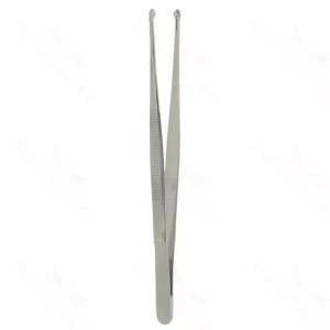 12″ Selman Tissue Forceps – round cup w/teeth – surgivalley (S01-78-00-151)