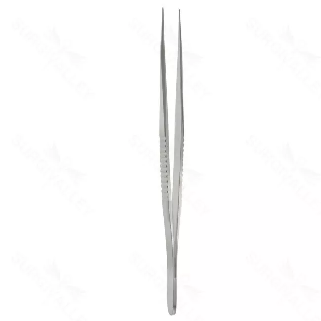 Pierse Type Tiss Forceps – straight tip .3mm hole 9mm hndl