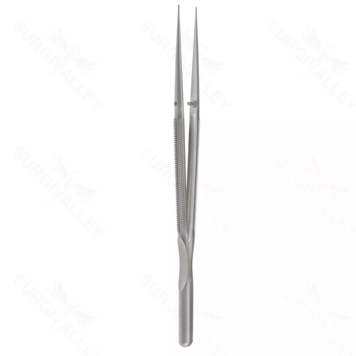 18cm Pierse Forceps – rnd hndl 8mm dia. .3mm tips