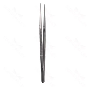 Micro Forceps, 8mm rnd hndl, straight tip, 7″ – surgivalley (S01-78-00-1548)