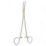 8″ Bengolia Artery Forceps – curved 1×2 teeth