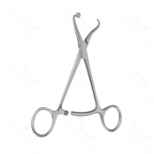 4 3/4″ Plate & Bone Holding Forceps – Tip/Foot Plate – surgivalley (S01-78-00-458)