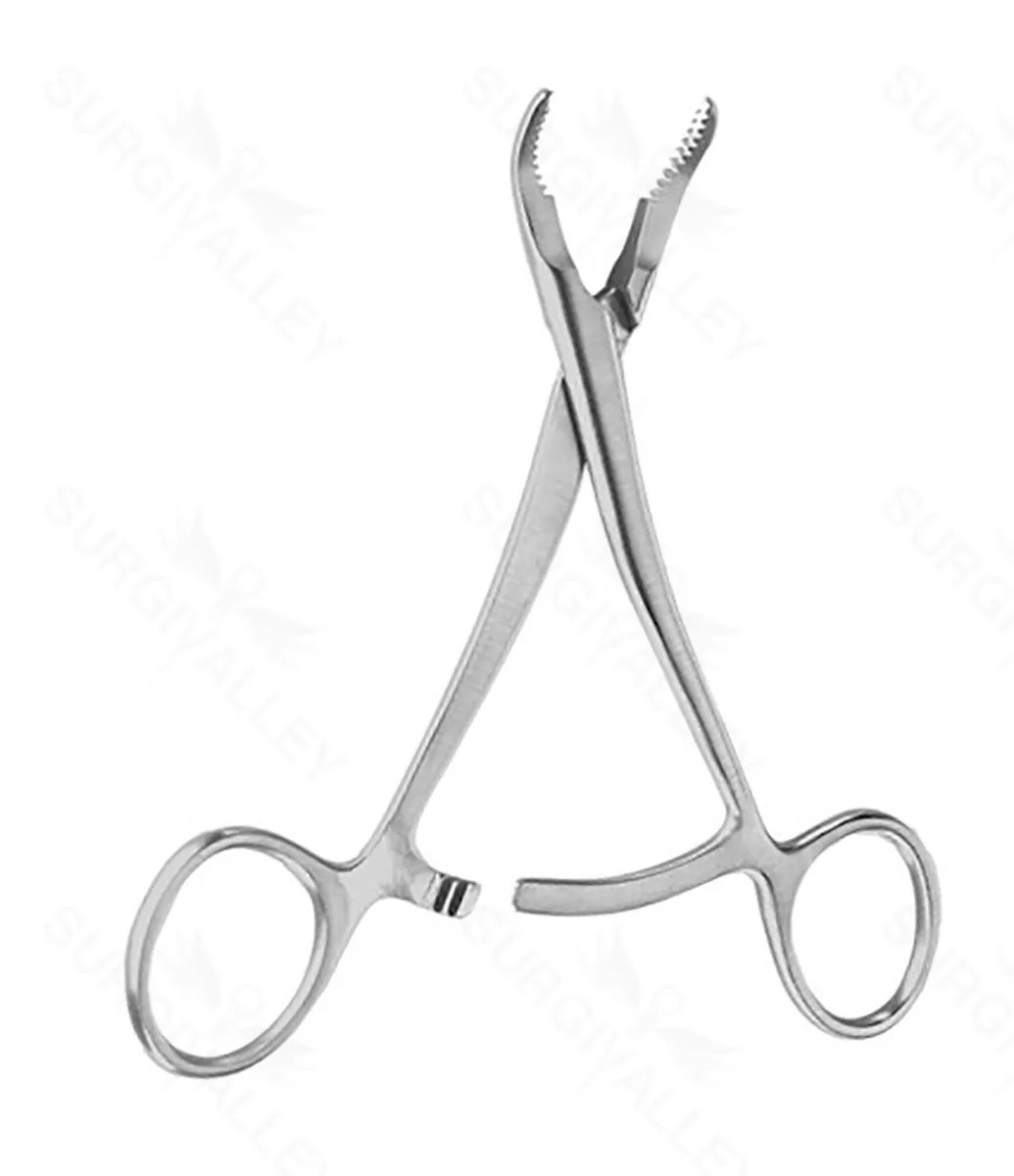 5 1/2″ Bone Reduction Forceps Curved – Sm