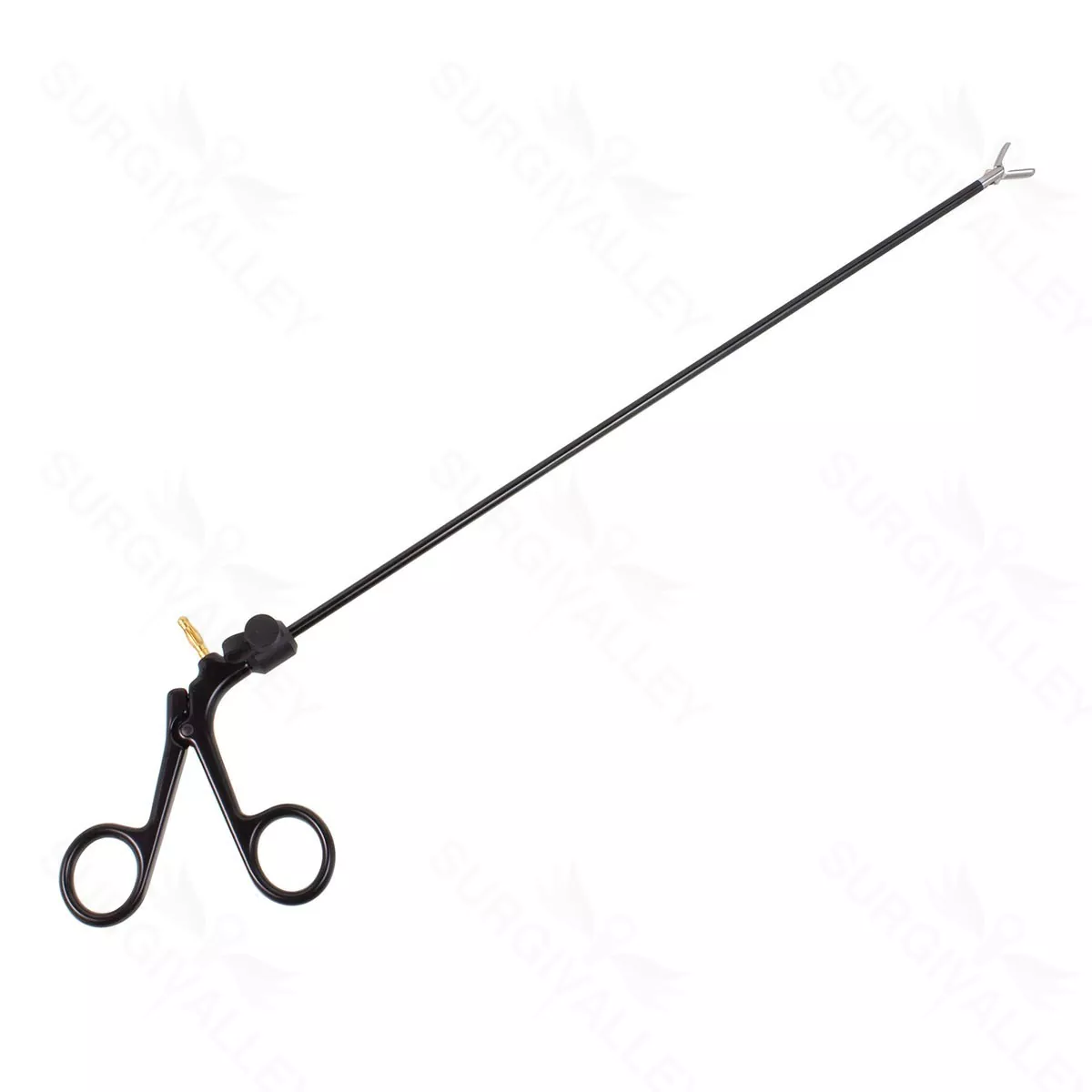 Blunt Nose Grasping Forceps – 35cm straight Monopolar Insulated Shaft & handle