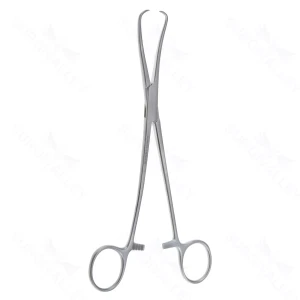8″ Jarcho Uterine Tenaculum Forceps – curved – surgivalley (S01-78-00-581)