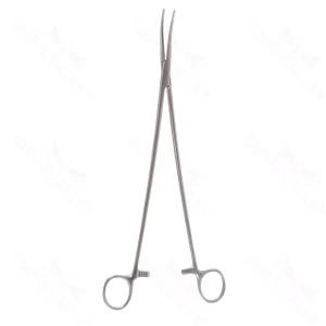 12″ Zenker Ligature Forceps – light curve – surgivalley (S01-78-00-720)